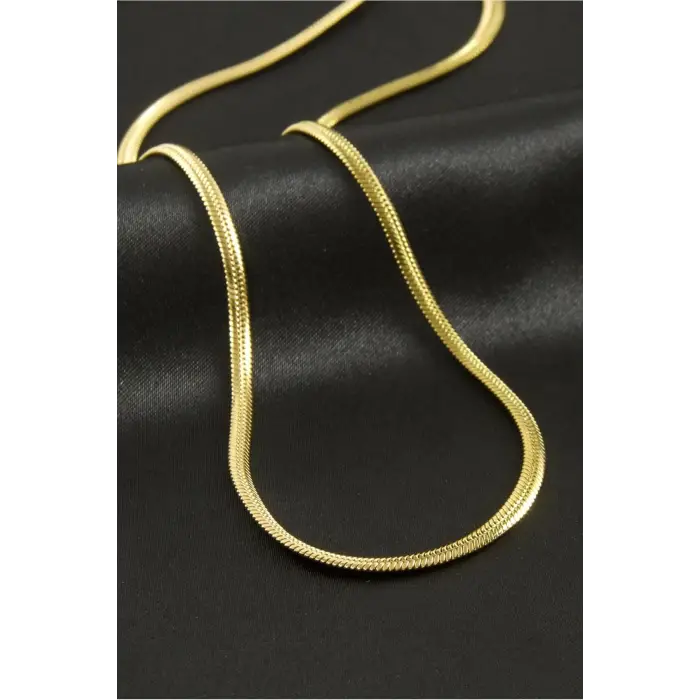 İtalyan Zincir Çelik Kolye 60 cm