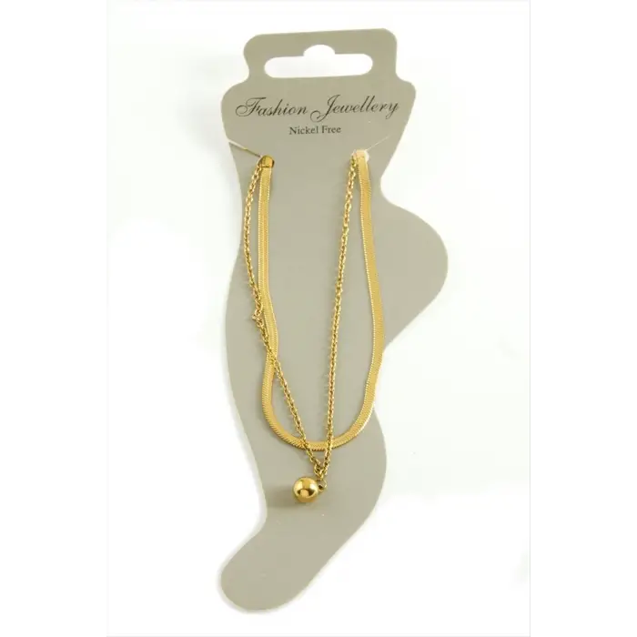 İtalyan Zincirli Lüks Çelik Halhal