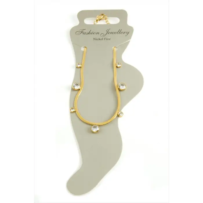 İtalyan Zincirli Lüks Çelik Halhal