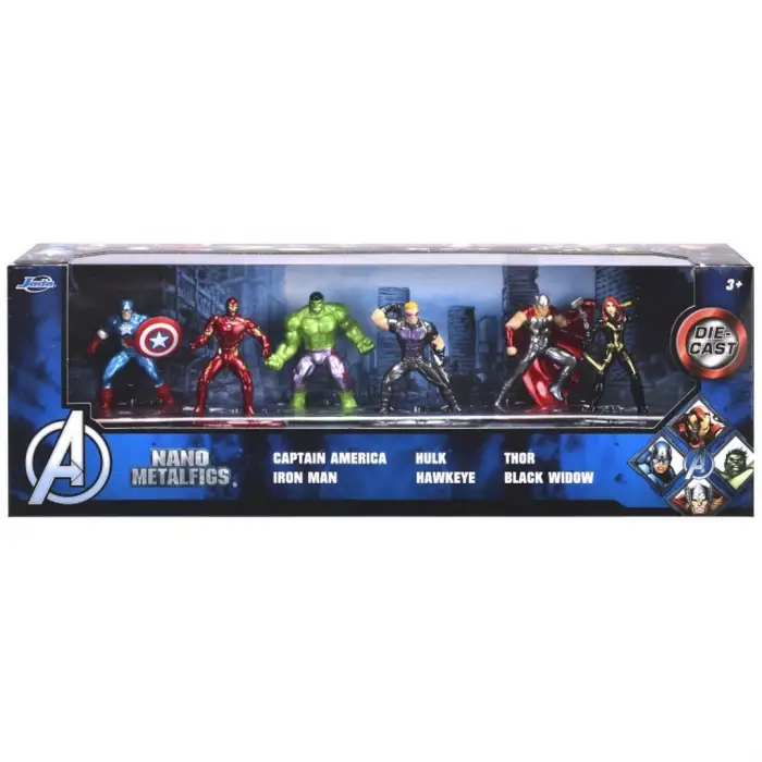 Jada Marvel Avengers Nano 6lı Diorama Figür Paketi