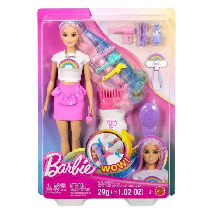 JJP06 Bebek Gökkuşağı Saçlar Bebek