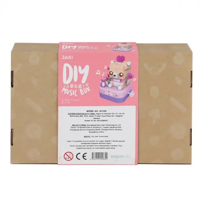 JK1306 Jaki Müzik Kutusu Blok Seti 405 Parça -Vagon life