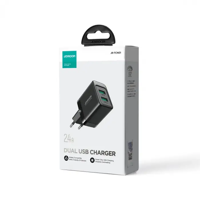 JR-TCN01 2.4 A (2 USB) DUAL CHARGER