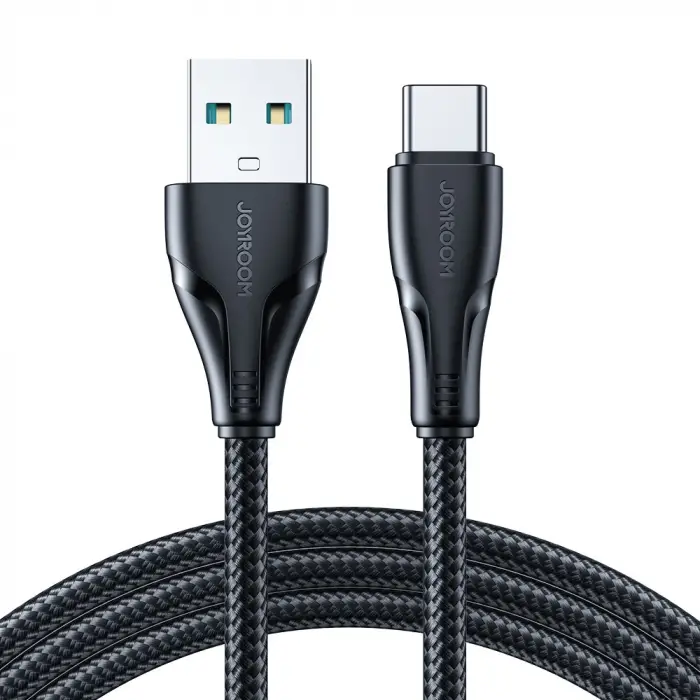 S-UC027A11 3A USB A-TYPE C 1.2M-BLACK
