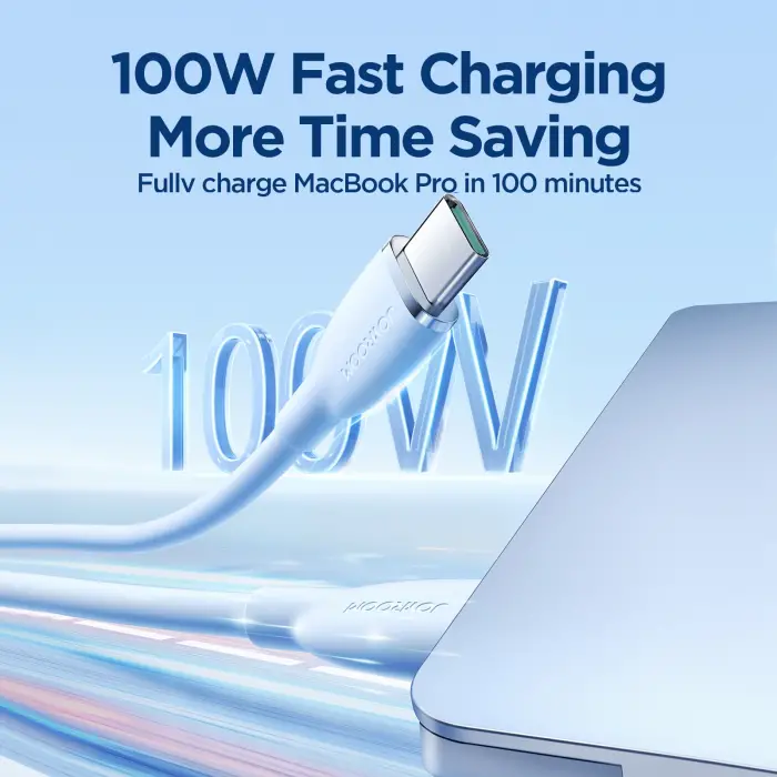 SA29-CC5 100W TYPE C-TYPE C 1.2M-BLUE