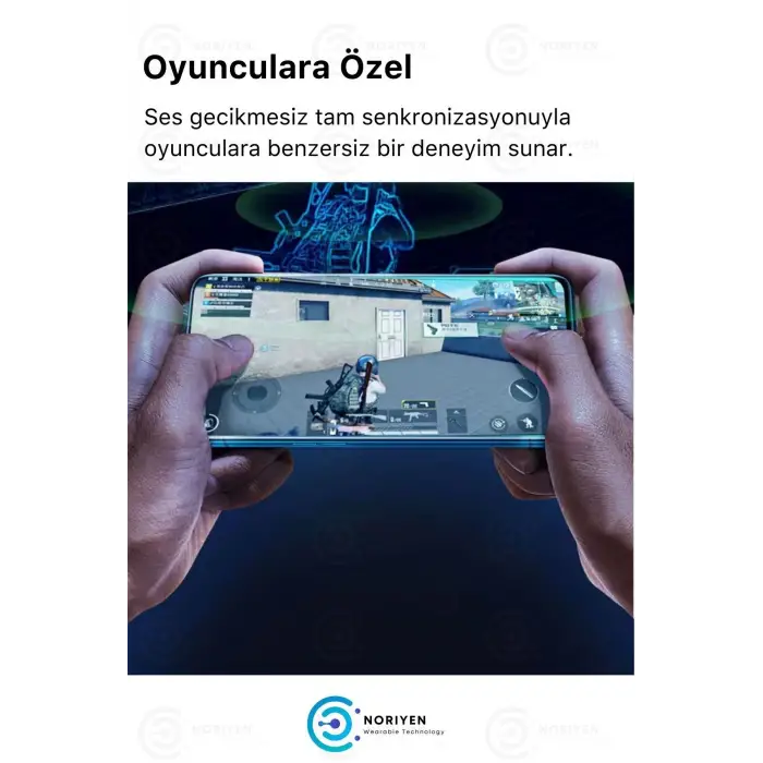 K55 Tws Pro Oyuncu Kulaklığı 3D Stereo Ses Extra Bass Işıklı Mikrofonlu Bluetooth Kablosuz Kulaklık