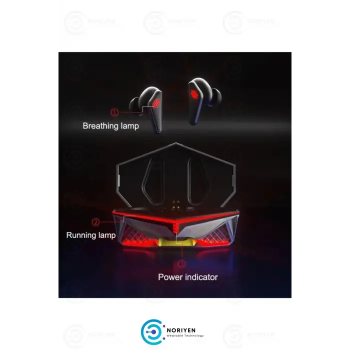 K98 Pro Oyuncu HD Ses Mikrofonlu Işıklı Metal Kasa iOS Android Uyumlu Bluetooth Kablosuz Kulaklık