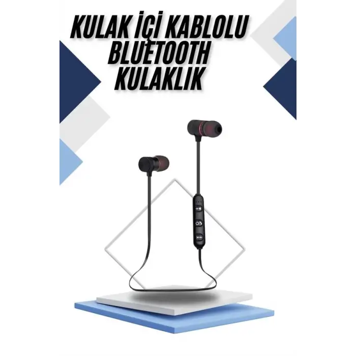 Kablolu Kulakiçi Bluetooth Kulaklık Mıknatıslı ANC Özellikli Yüksek Ses Kaliteli