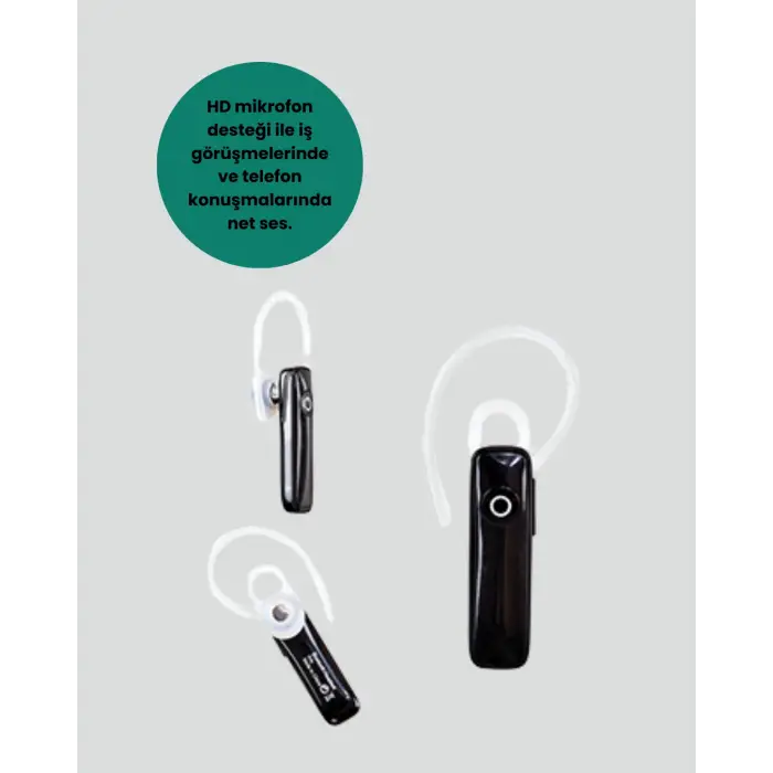 Kablosuz Bluetooth 4.1 Tekli Kulaklık | DSP Mikrofon ve HiFi Ses