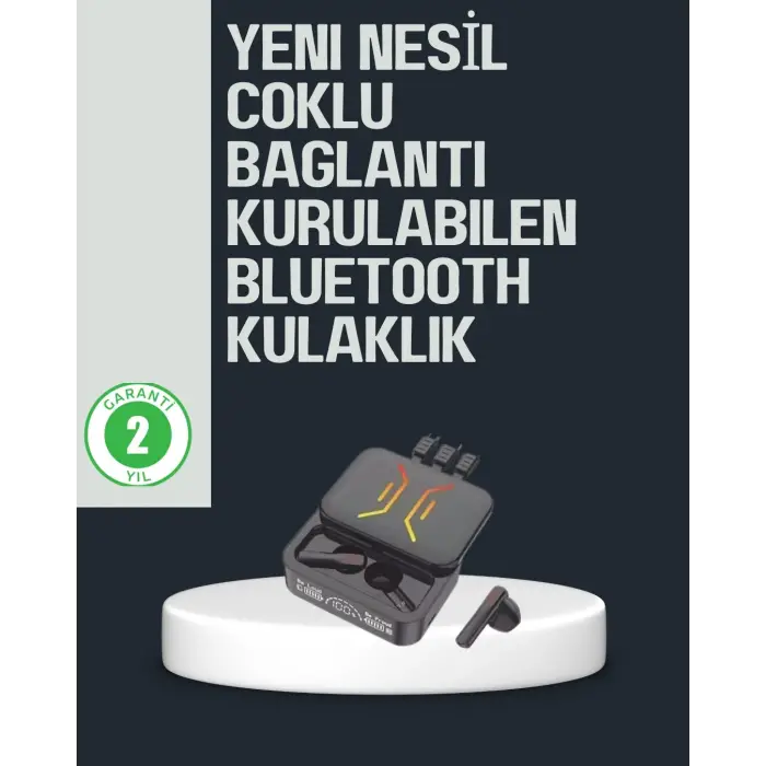 Kablosuz Bluetooth 5.0 Kulaklık – 300mah Şarj Kutusu