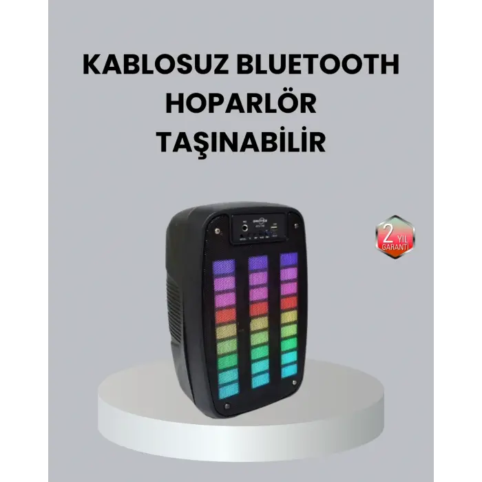 Kablosuz Bluetooth Müzik Cihazı – 2 Saat Batarya Süresi, Şık ve Taşınabilir