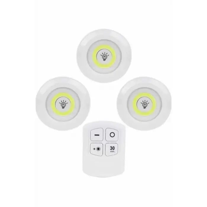 Kablosuz Pilli Işıldak  Masa Lambası Mutfak Tezgah Altı Banyo Dolabı Dolap İçi