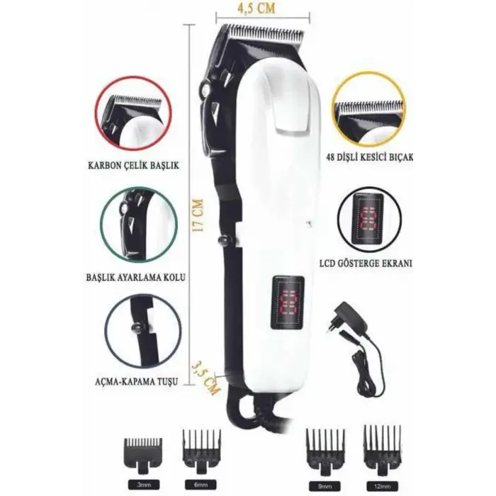 Kablosuz Saç Kesme Makinesi  Epilasyon Öncesi Kısaltma Makinesi