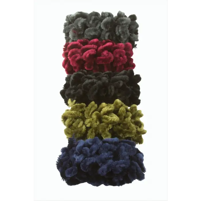 Kadife Lastikli Toka 1 Adet