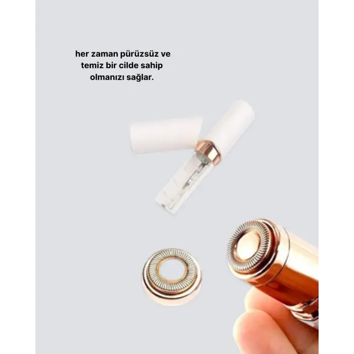 Kadınlar İçin Yüz Ve Kaş Epilatörü – Hassas Cilt Dostu, Pil İle Çalışan, Taşınabilir Ve Şık Tasarım