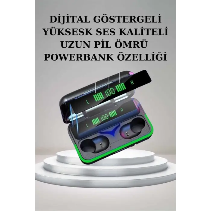 Kadınlara Özel Bileklik Hediyeli Akıllı Saat ve Dijital Göstergeli ANC Özellikli Bluetooth Kulaklık