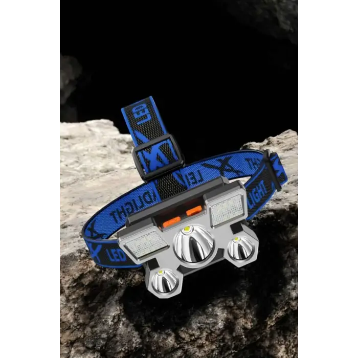 Kafa Lambası Hafif ve Esnek Çift Anahtarlı Far Led Işık