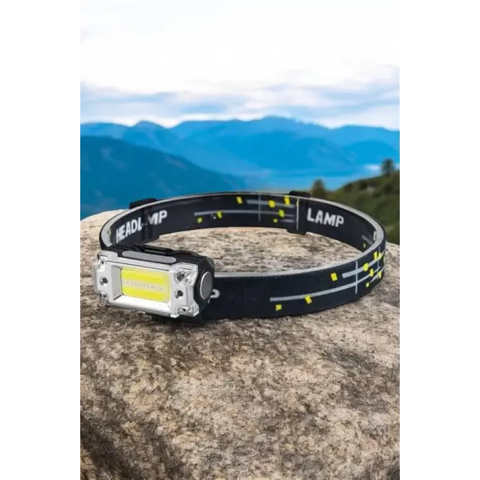 Kafa Lambası Kamp Feneri Balıkçı Feneri Başlıklı Suya Dayanıklı