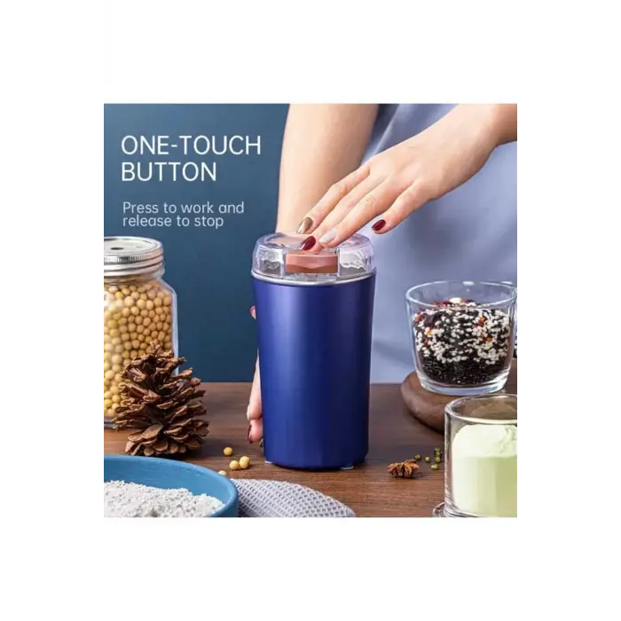 Kahve Ve Baharat Öğütücü Paslanmaz Çelik Kahve Değirmeni Yedek Bıçak Hediyeli