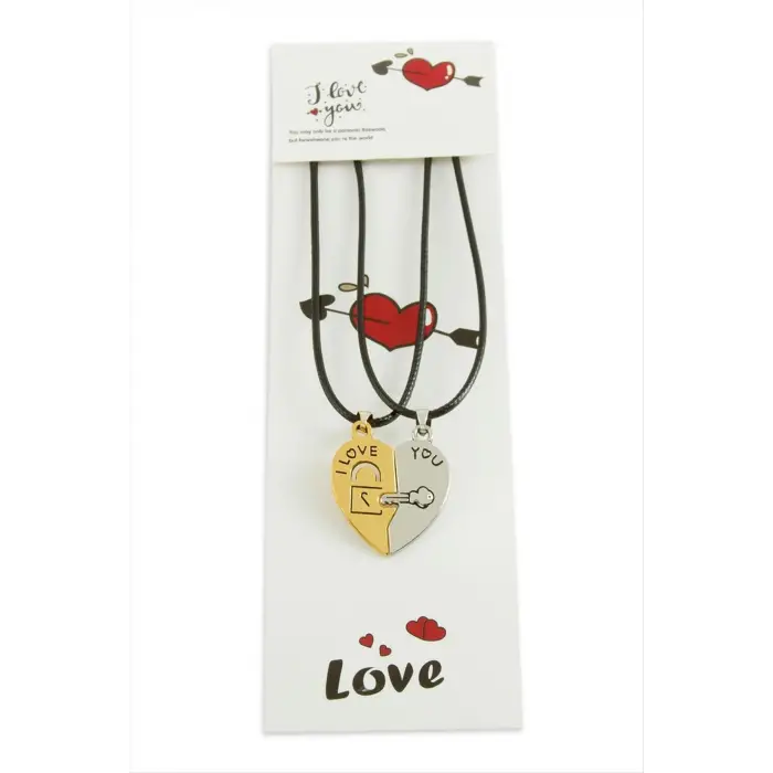 Kalp Arkadaşlık Kolyesi (Çift Kolye)