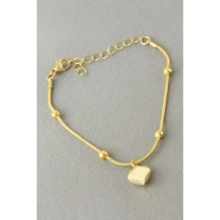 Kalp Çelik Bileklik