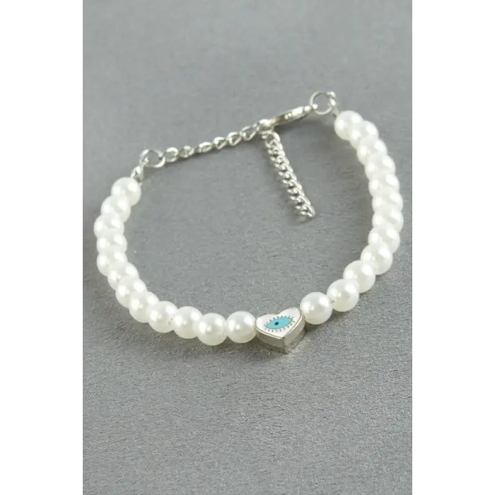 Kalp Göz İnci Bileklik