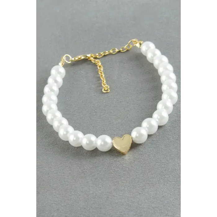 Kalp İnci Bileklik