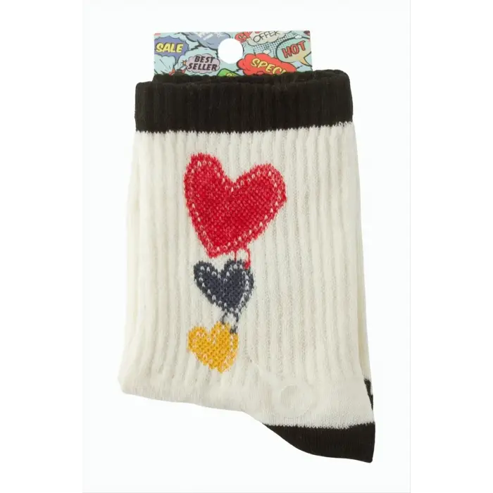 Kalp Kolej Çorap 8*28