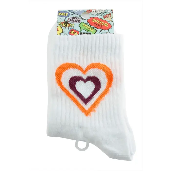 Kalp Kolej Çorap 8*28