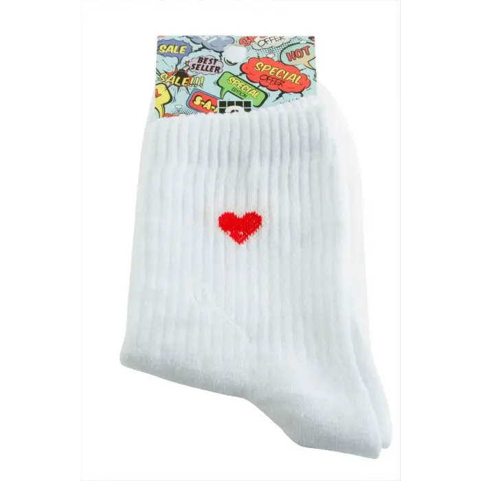 Kalp Kolej Çorap 8*28