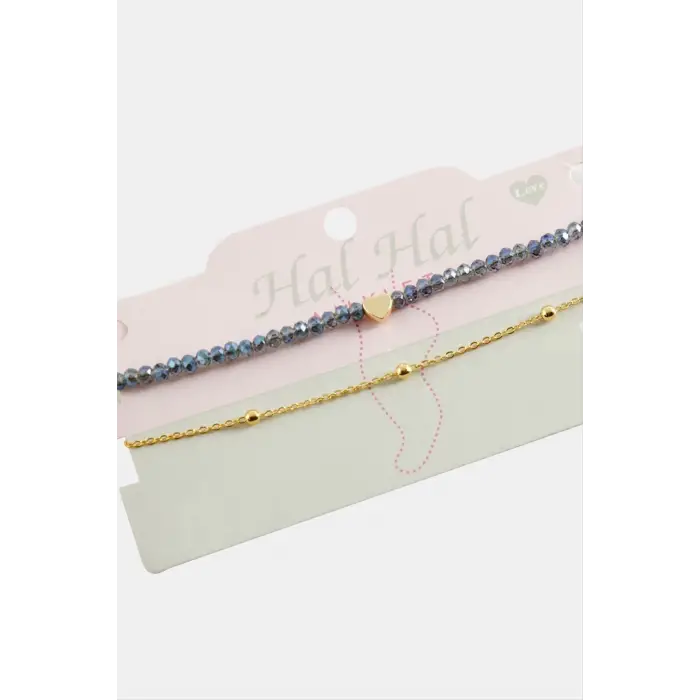 Kalp Kristal Zincir Halhal