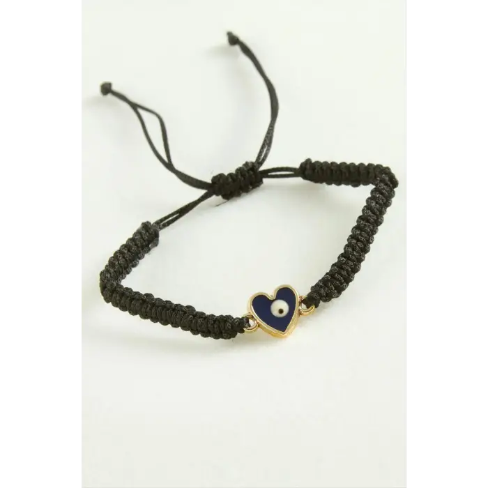 Kalp Makrome İp Bileklik
