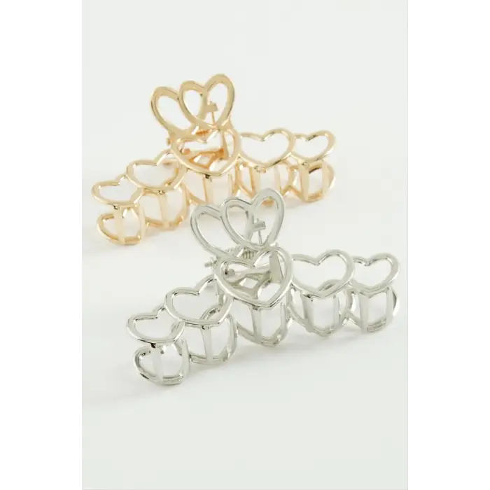 Kalp Metal Mandal Toka 8 cm