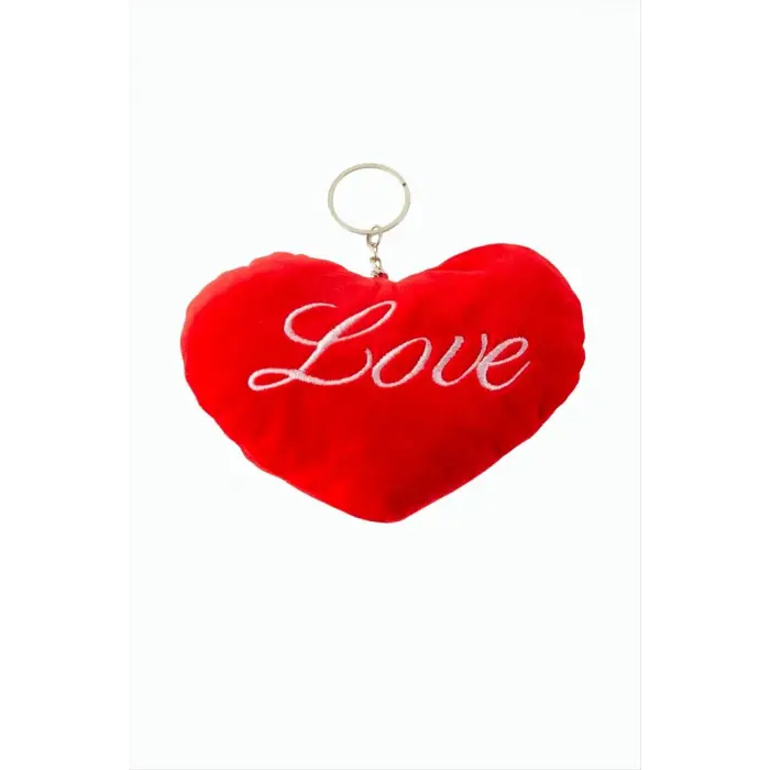Kalp Peluş Anahtarlık 11 cm