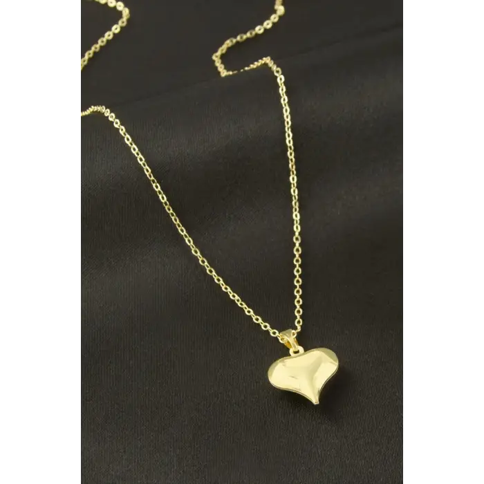 Kalp Şekilli Uçlu Kolye