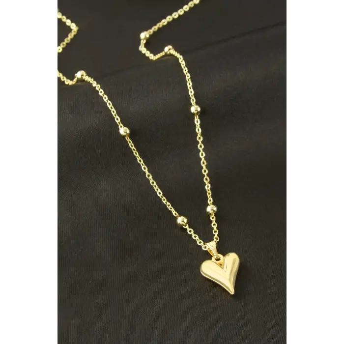 Kalp Şekilli Uçlu Kolye