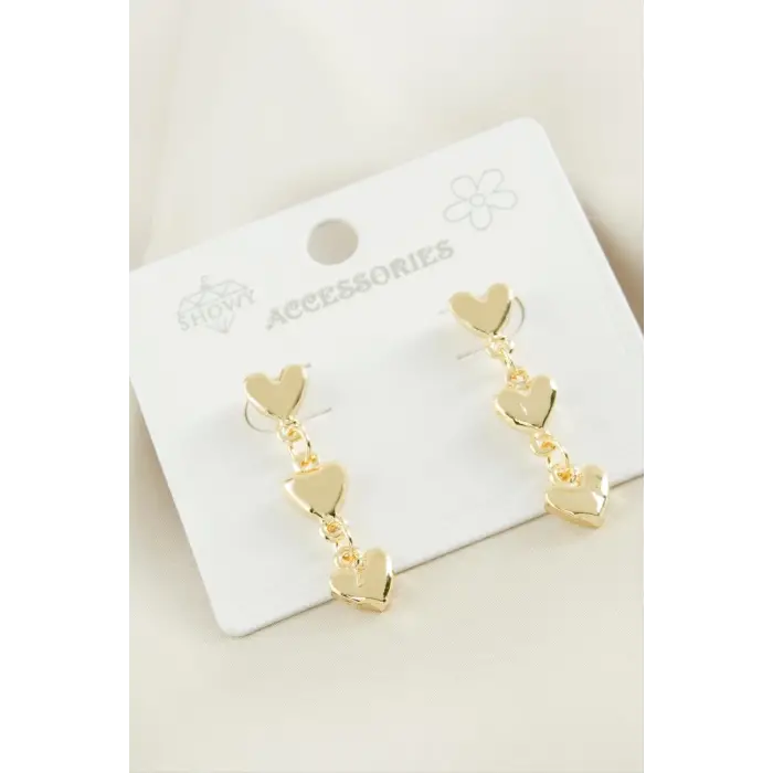 Kalp Trend Metal Küpe