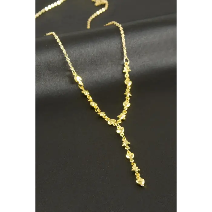 Kalp Yıldız Y Kolye