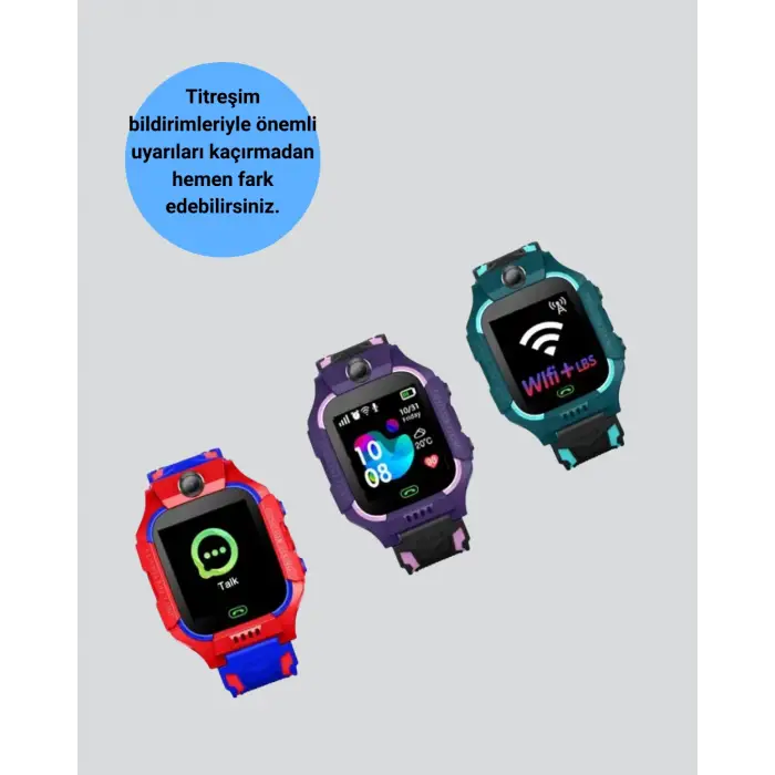 Kamera ve GPS Konumlu Akıllı Çocuk Takip Saati