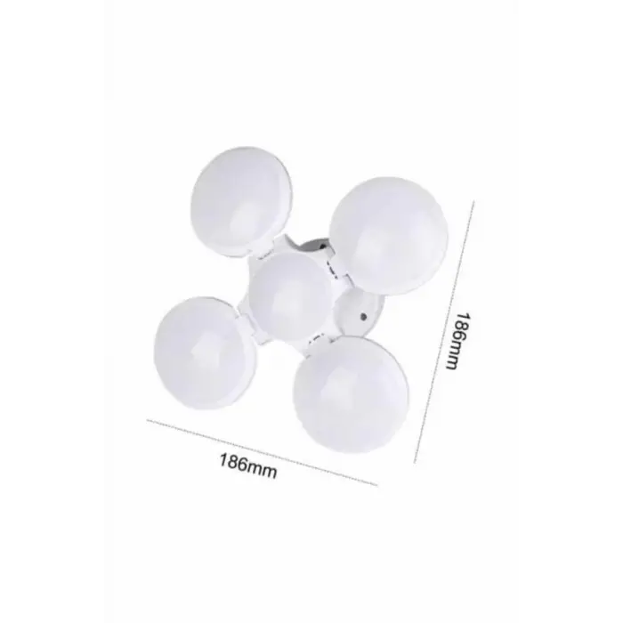 Kamp Lambası Güneş Enerjili Solar 5 Kanatlı Katlanır Lamba Karavan