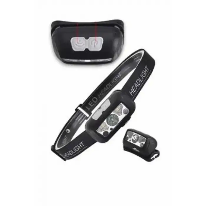 Kamp Lambası Kafa Feneri Kafa Lambası Ayarlanabilir Sensörlü Şarjlı