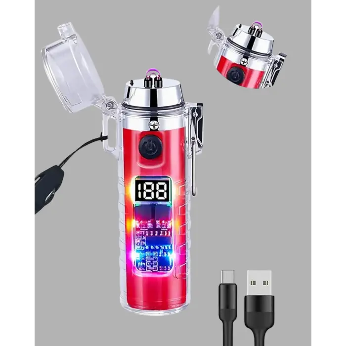 Kamp ve Outdoor İçin Çok Amaçlı Çakarlı Elektronik Çakmak