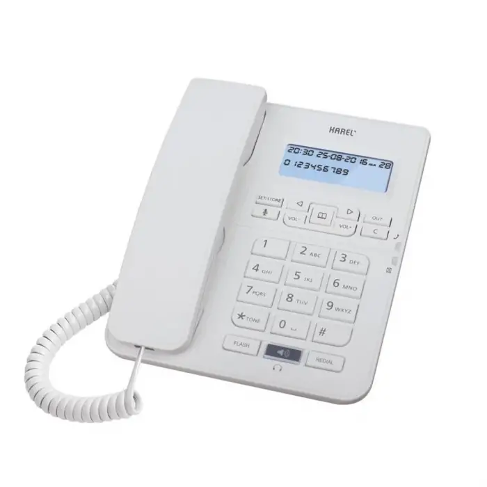 TM145 BEYAZ ANALOG TELEFON CID