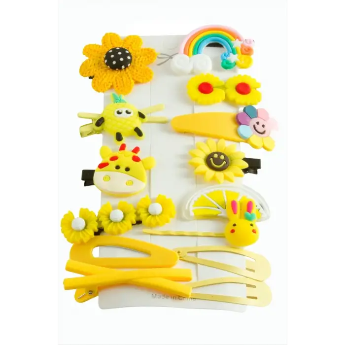 Karışık Figürlü Pens Toka 14 Adet