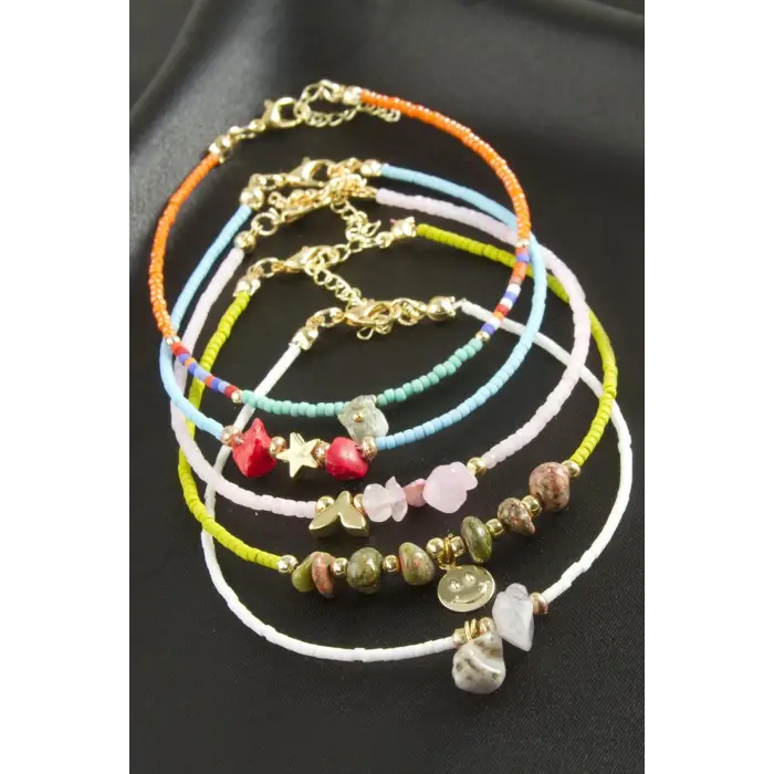 Karışık Miyoki Boncuk Bileklik