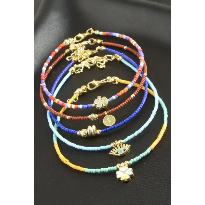 Karışık Miyoki Boncuk Bileklik