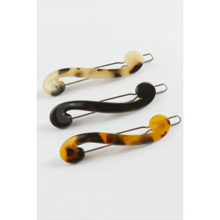 Karışık Taşlı Pens Toka