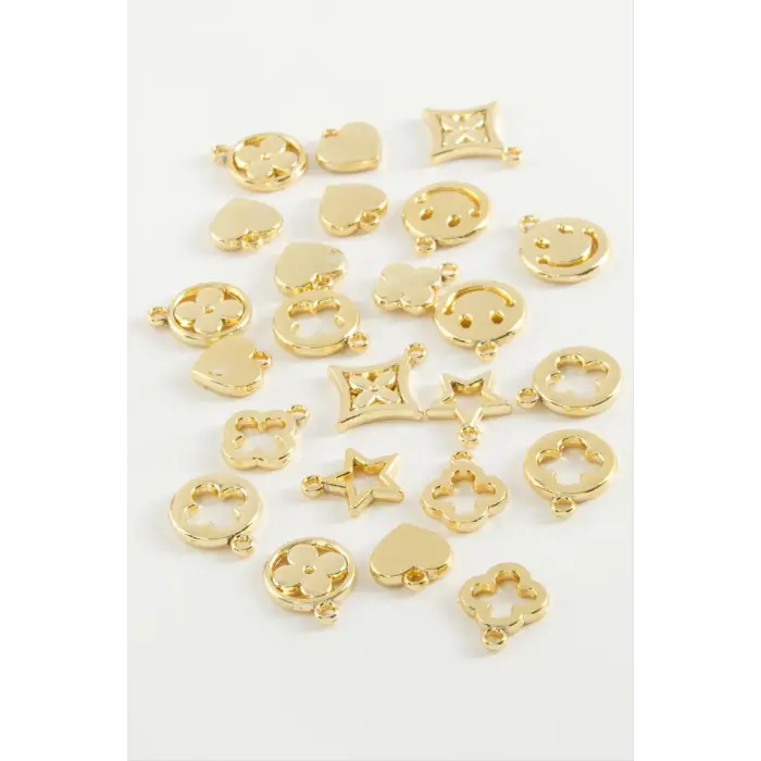 Karışık Tek Kulplu Metal Bileklik ve Kolye Ucu Aparatı 1 Adet