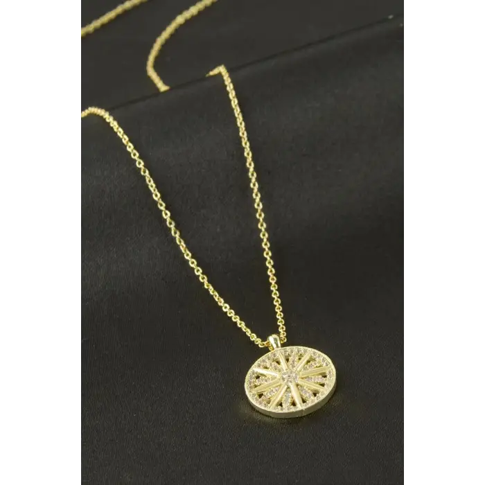 Kartanesi Zirkon Taşlı Kolye