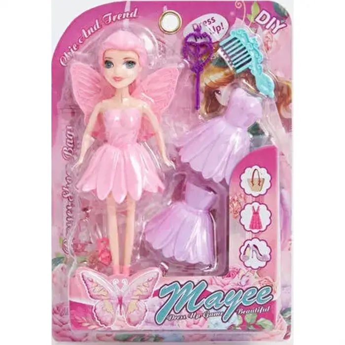 Karteleda Elbiseli Bebek Set - ME017